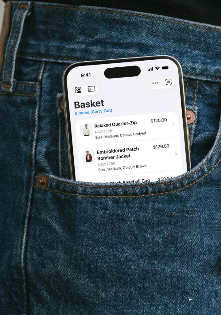 POS in jeans