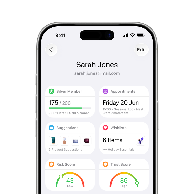 Loyalty App interface
