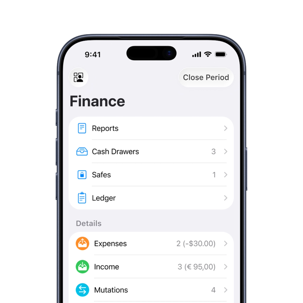 Control App interface