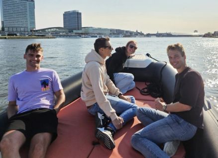 New Black boat