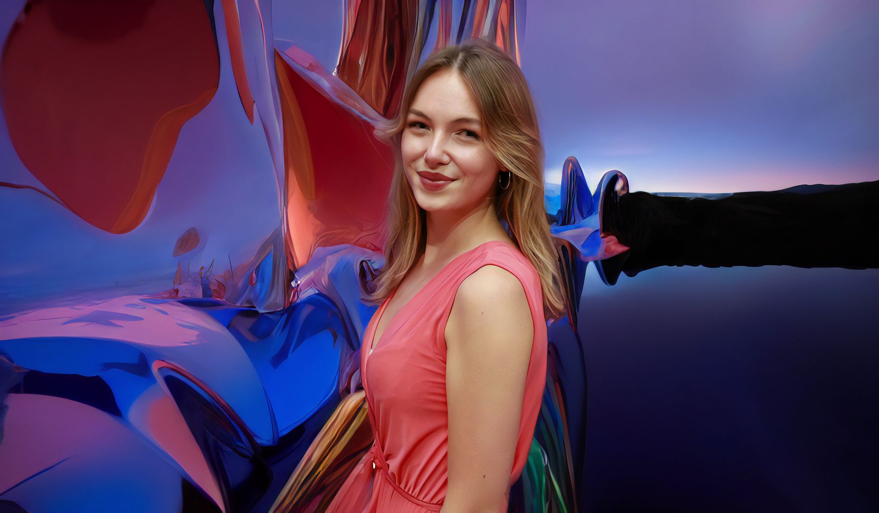 A.I. treated portrait