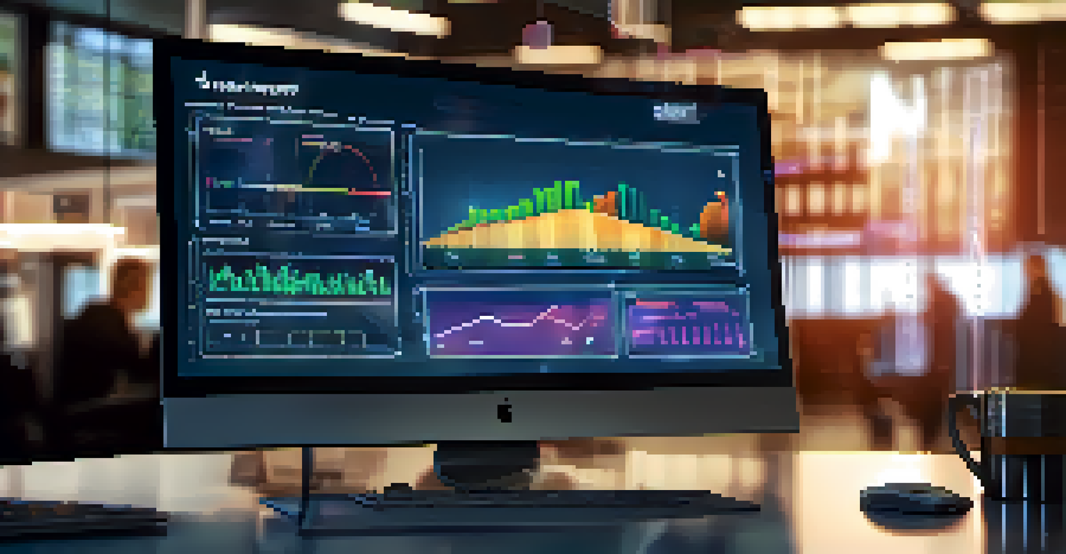 A close-up of a computer screen showing a digital security dashboard with graphs.