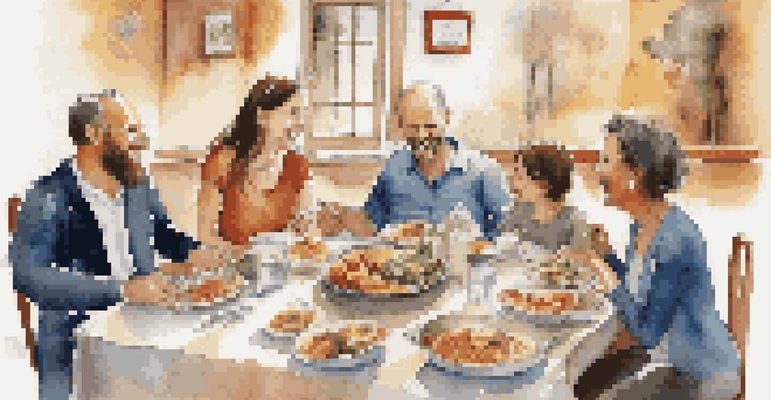 A happy family enjoying a meal together at a kosher restaurant, with various kosher dishes on the table.