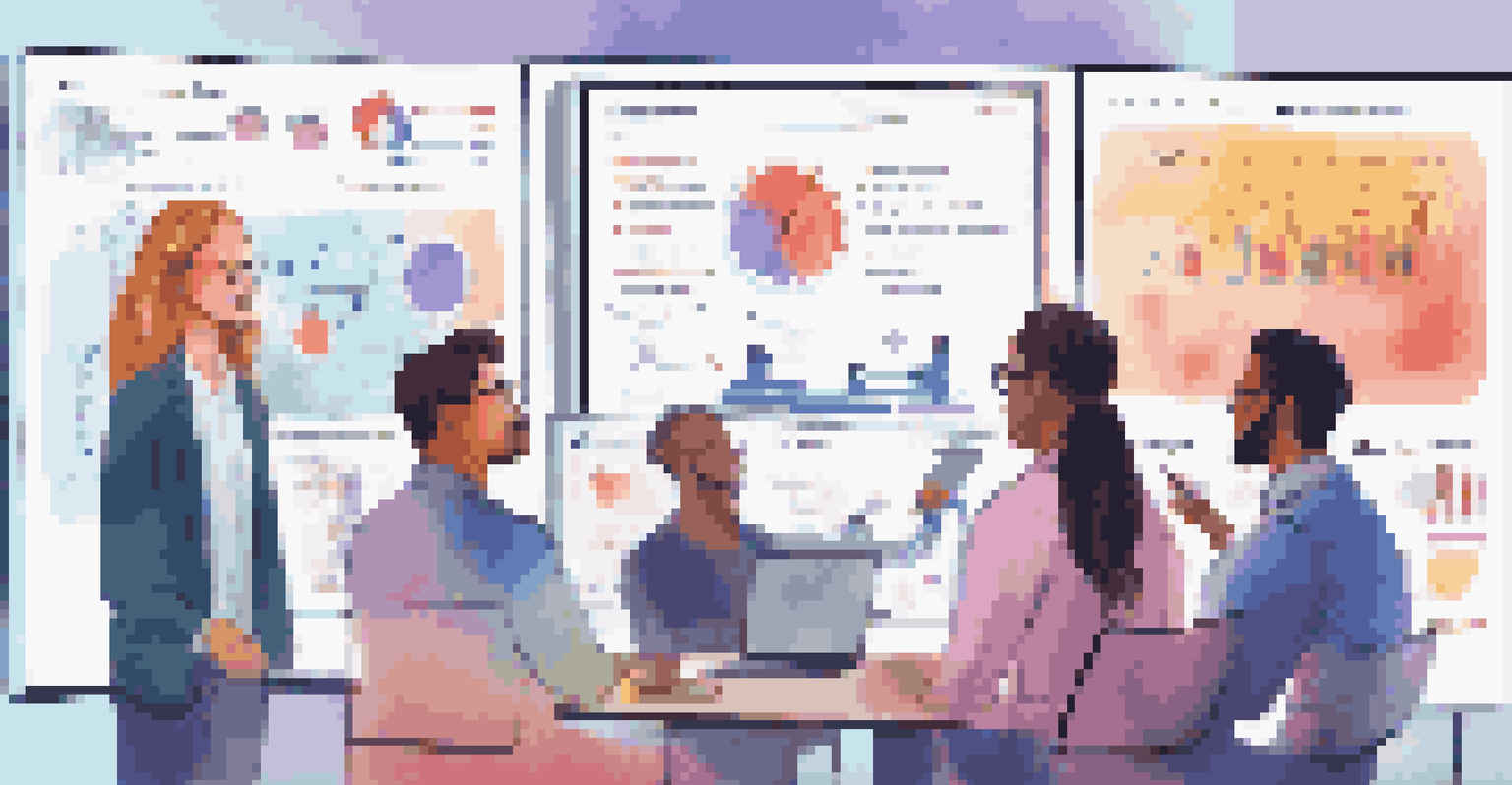 Participants engaging in a virtual brainstorming session using a digital whiteboard in a modern office setting.
