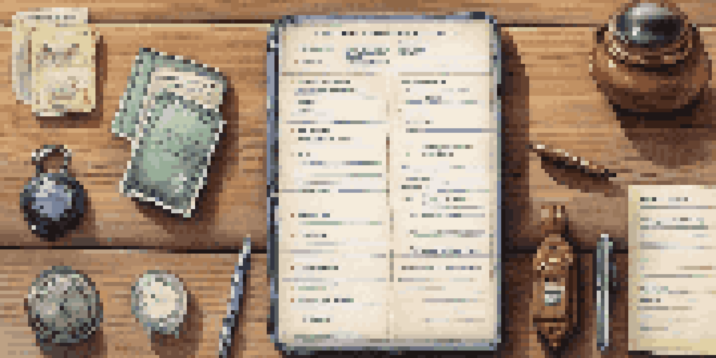 A travel document checklist with a passport, visa, and travel insurance on a wooden table, illuminated by soft natural light.