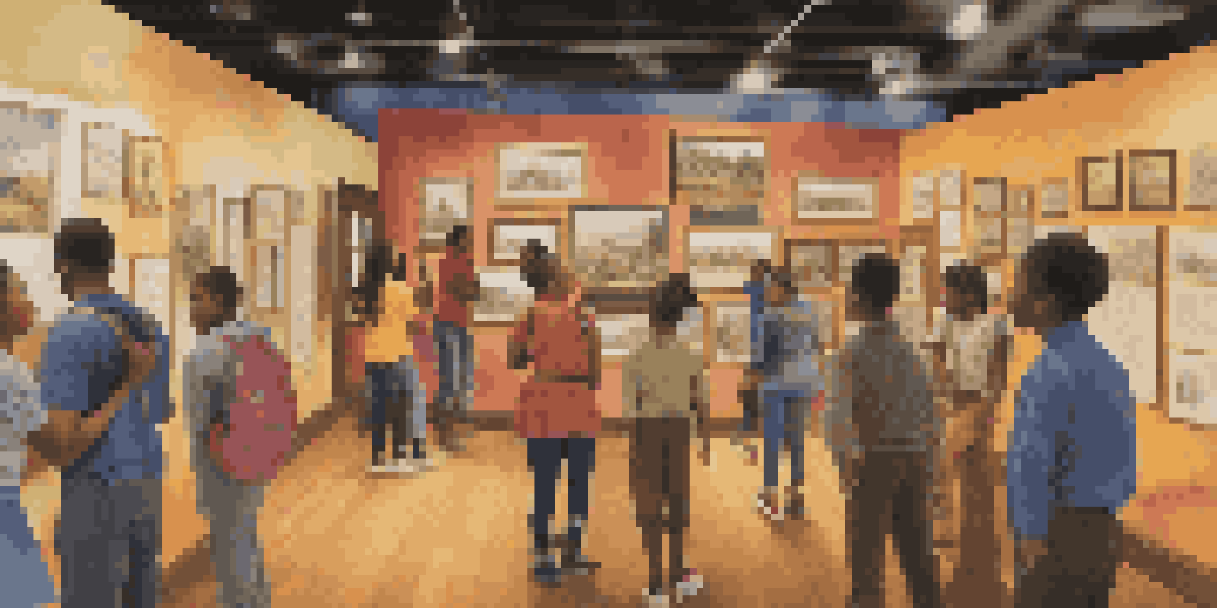 Young teens interact with an engaging exhibit about the Underground Railroad in a colorful museum setting.