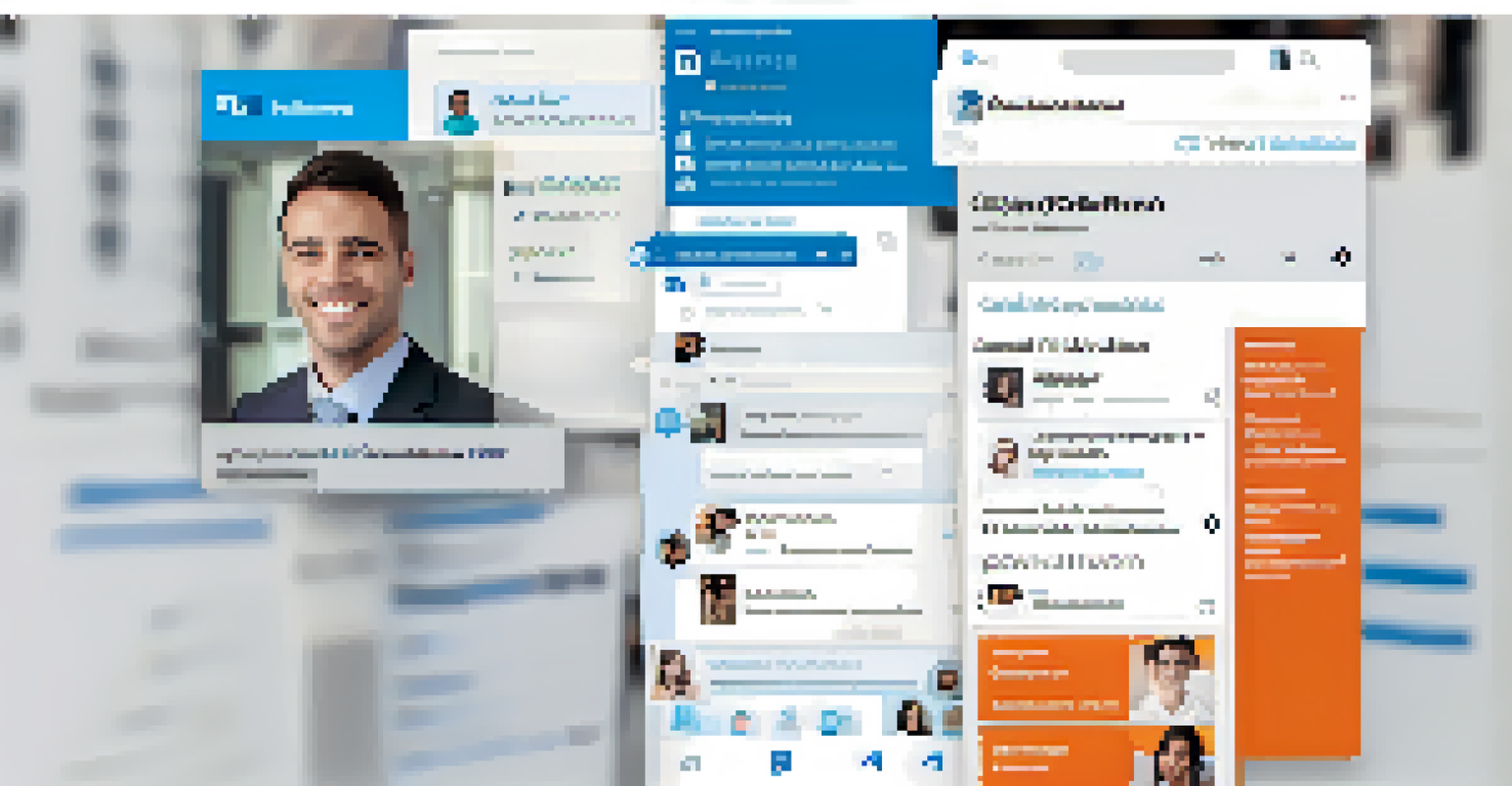 An image of a LinkedIn profile page, featuring a professional's photo and achievements in a clean layout.