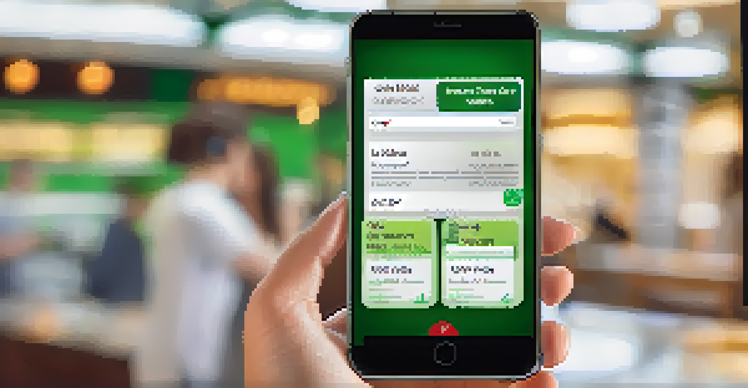 A close-up of a smartphone screen showing a price alert notification for a flight deal, with a person discussing travel plans in the background.