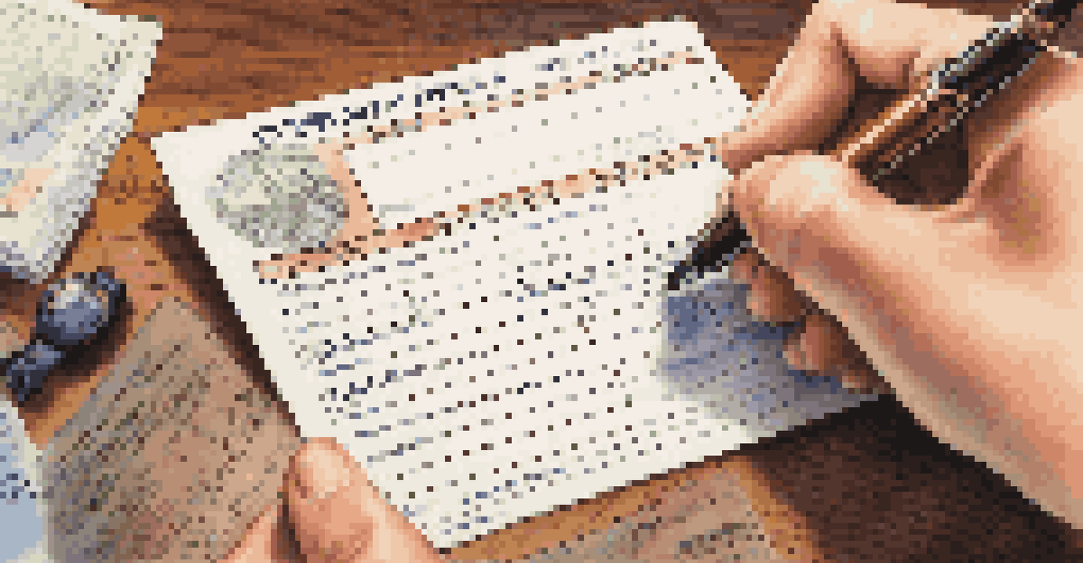 A close-up of a customs declaration form, a passport, and a pen on a table, with warm lighting emphasizing the preparation process.
