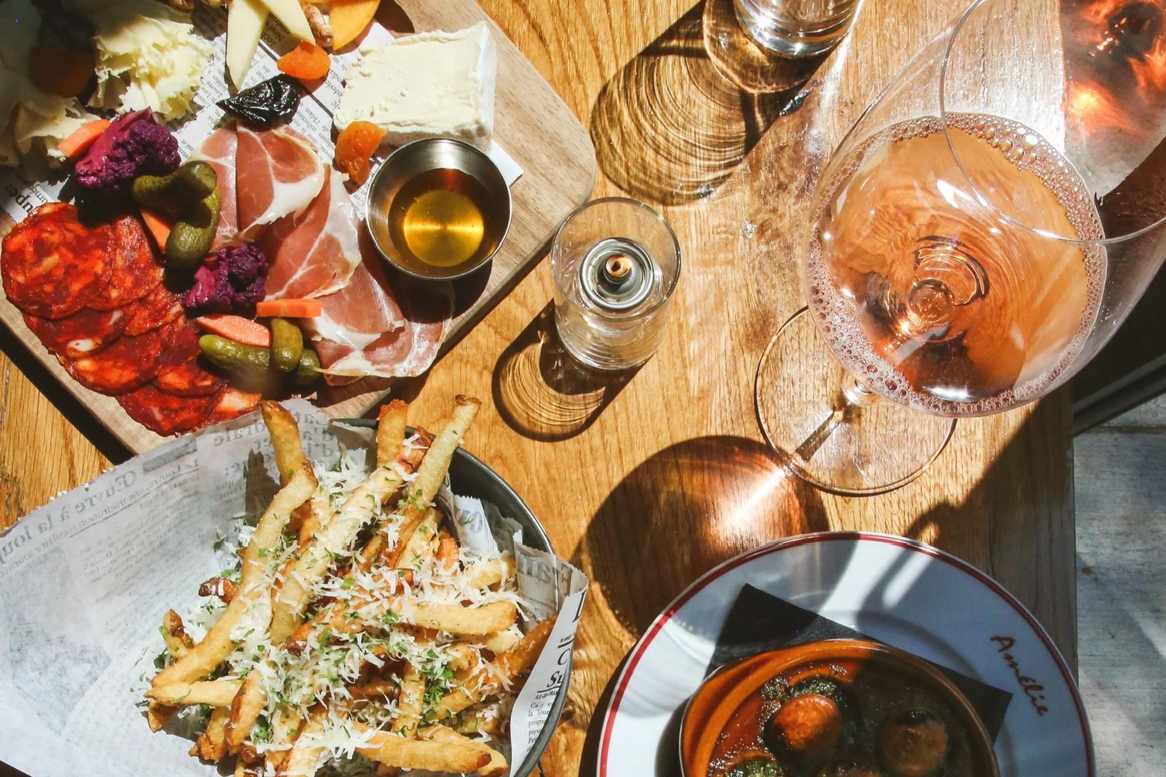 Lunch service at Amélie DC near Dupont Circle