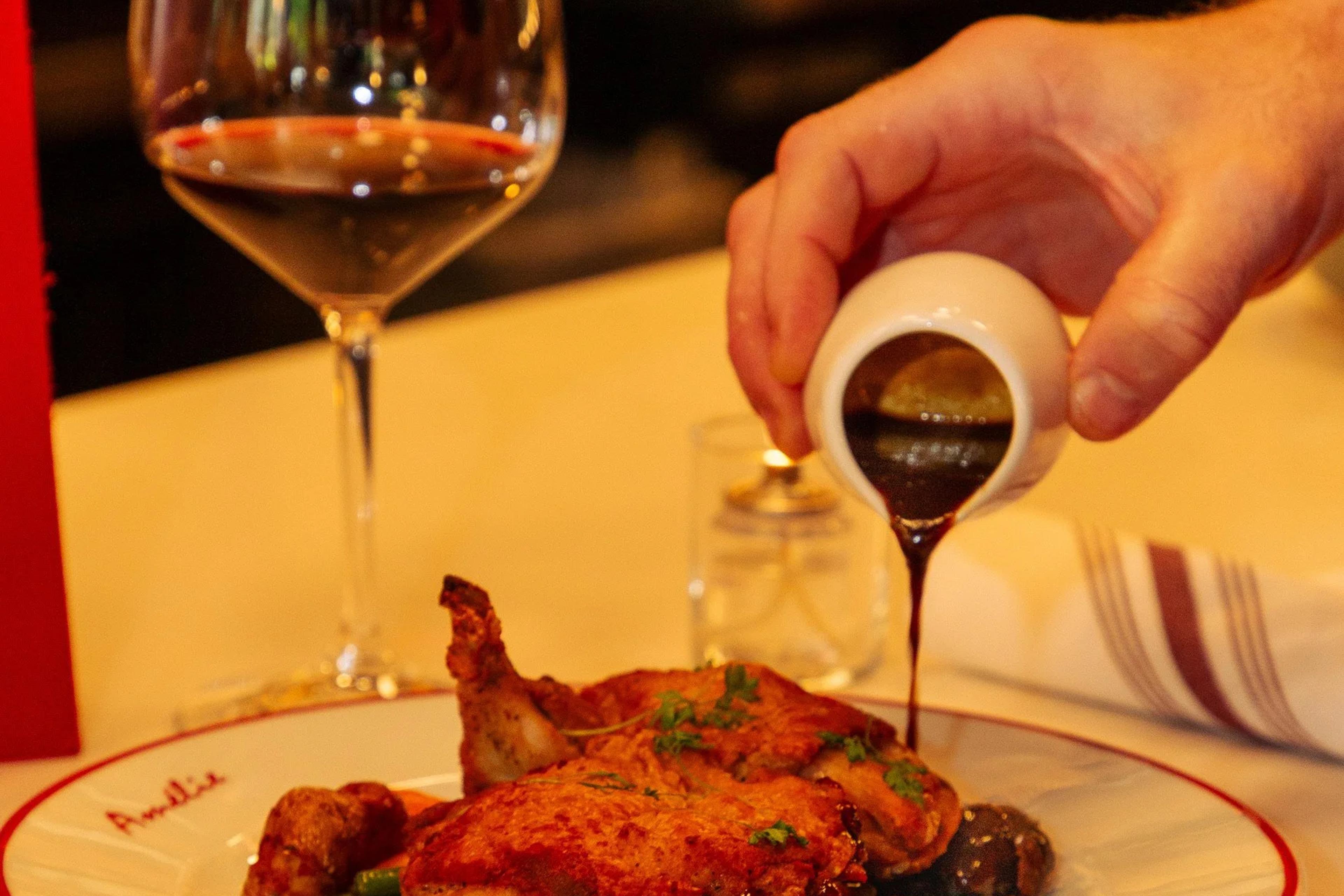 Table for two at Amélie DC
