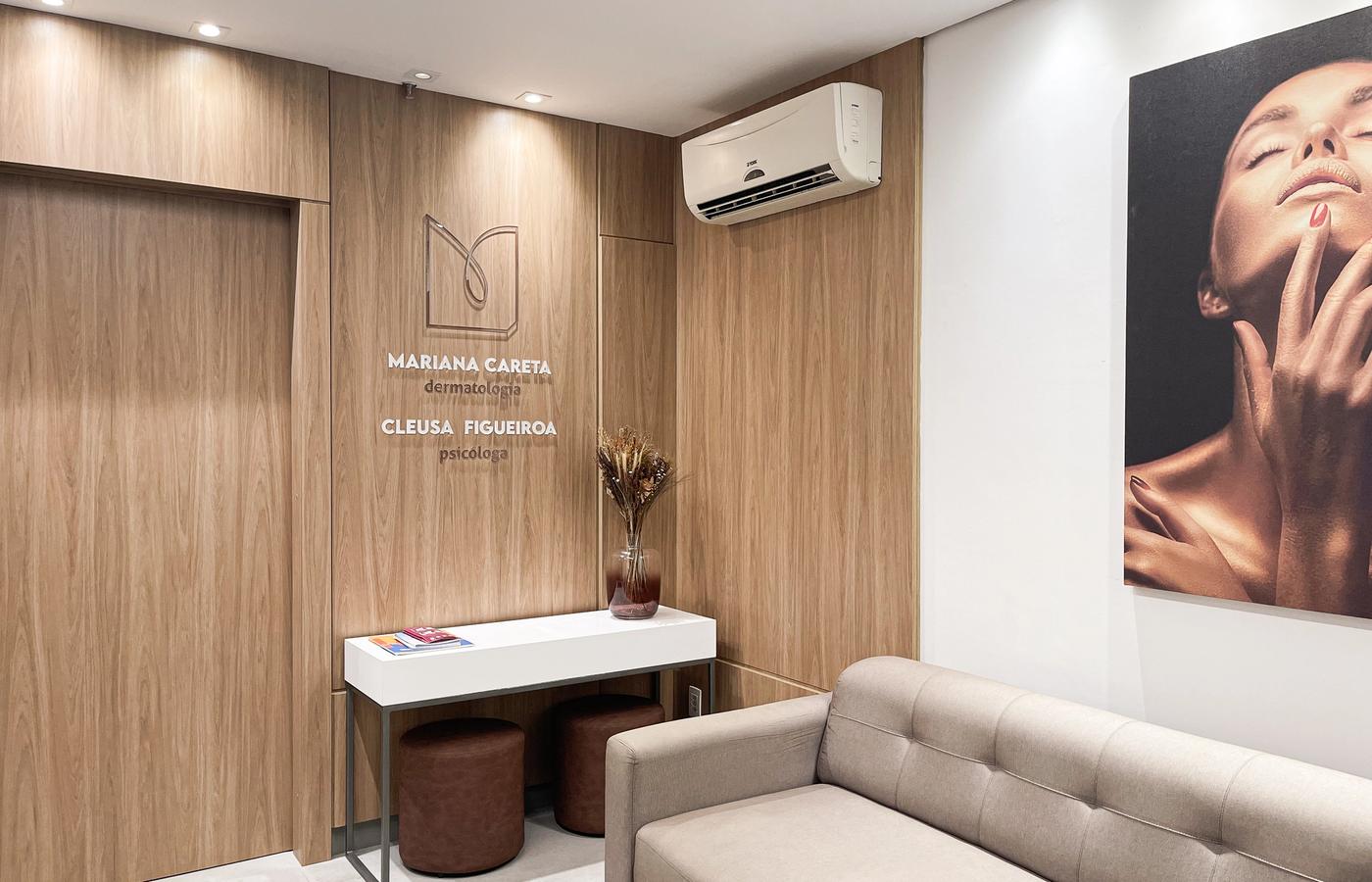 sala de espera da clínica