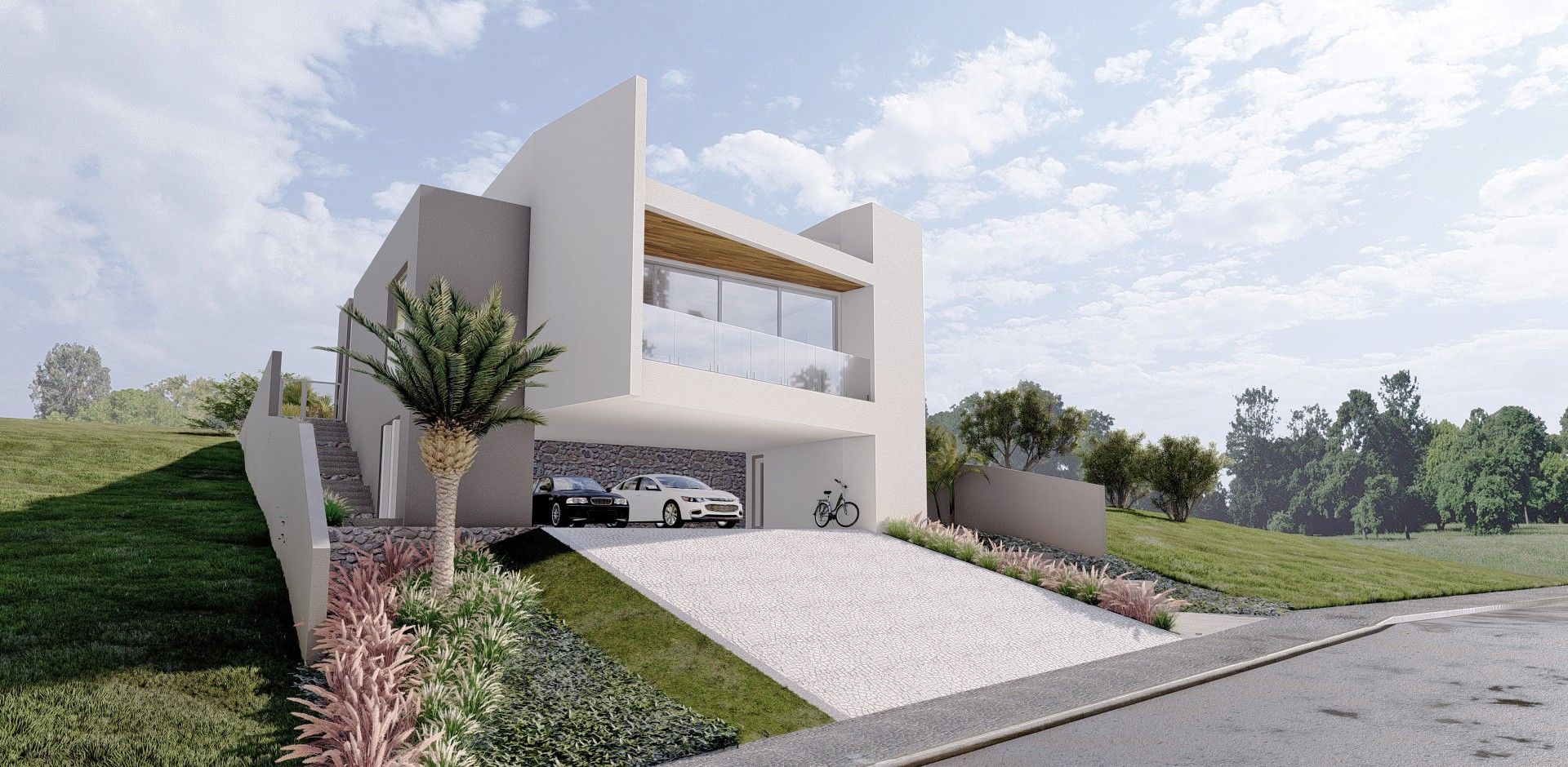 vista frontal