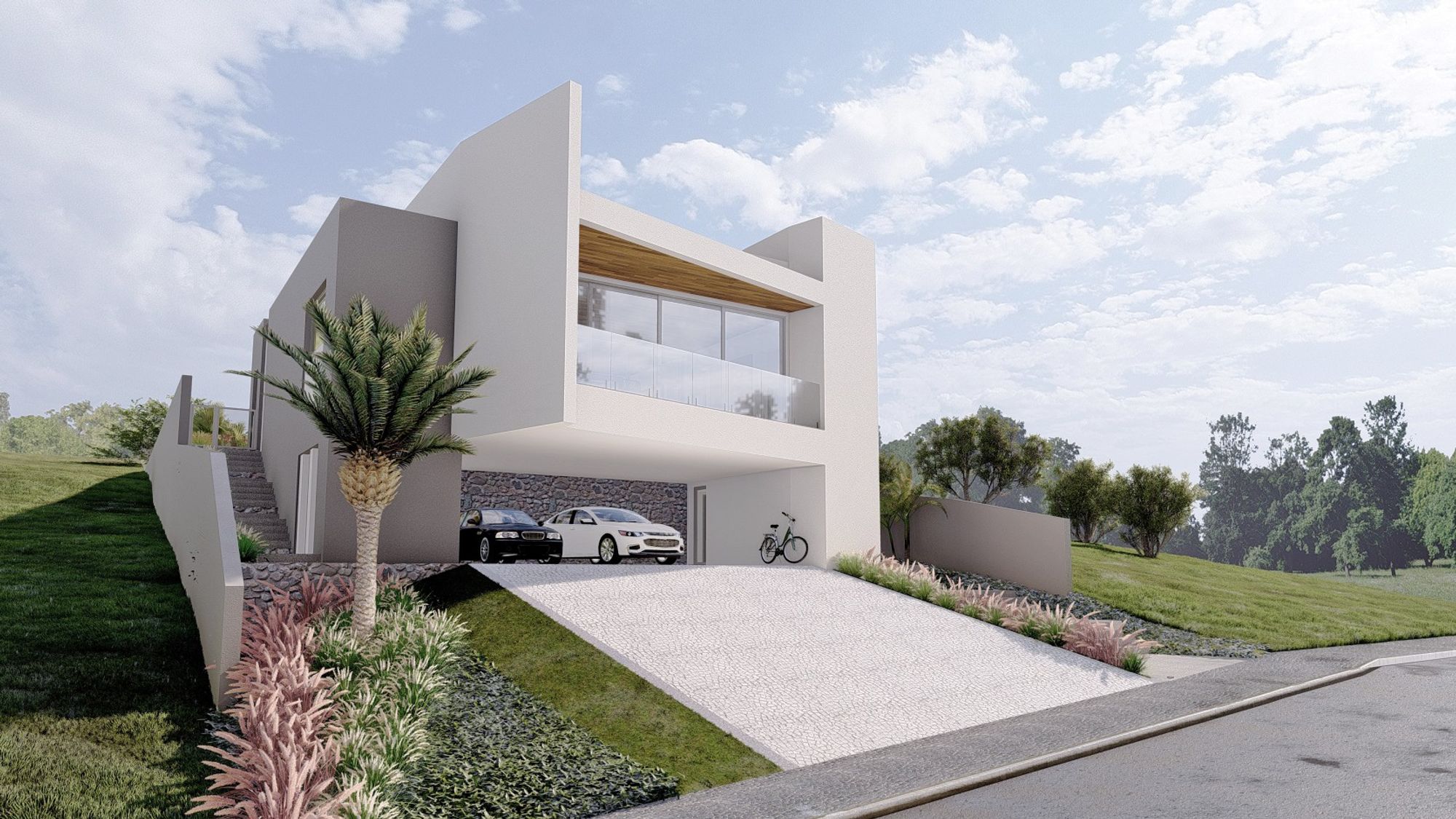 vista frontal