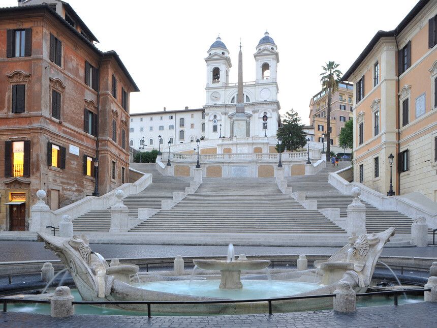 Piazza di Spagna, Francesco De Sanctis e Alessandro Specchi, 1723, Roma, Itália