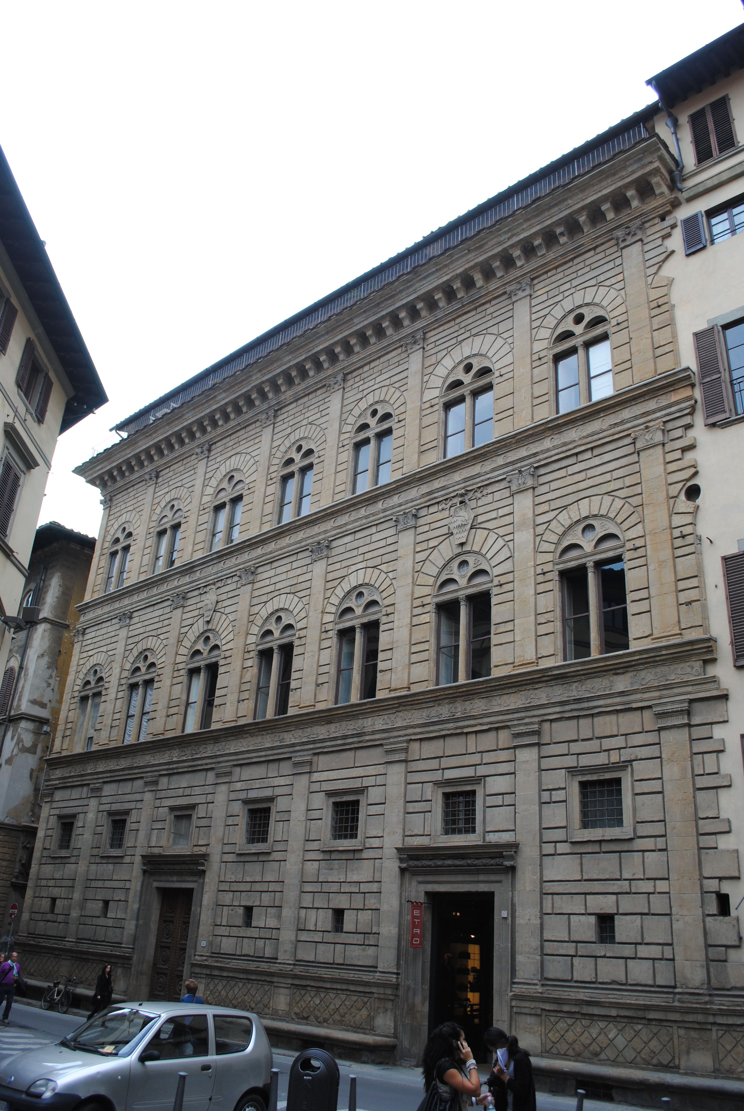 Palazzo Rucellai, Leon Batista Alberti, 1446 a 1451, Florença, Itália