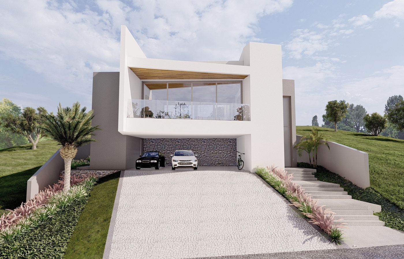 vista frontal