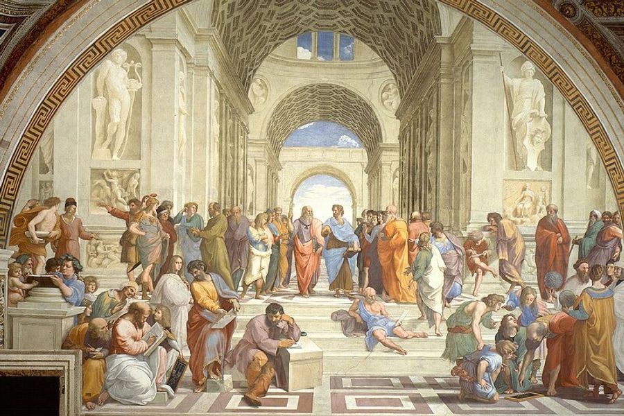 a escola de Athenas
