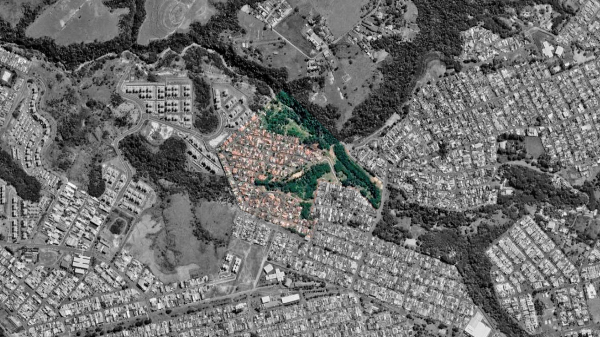 localização do loteamento