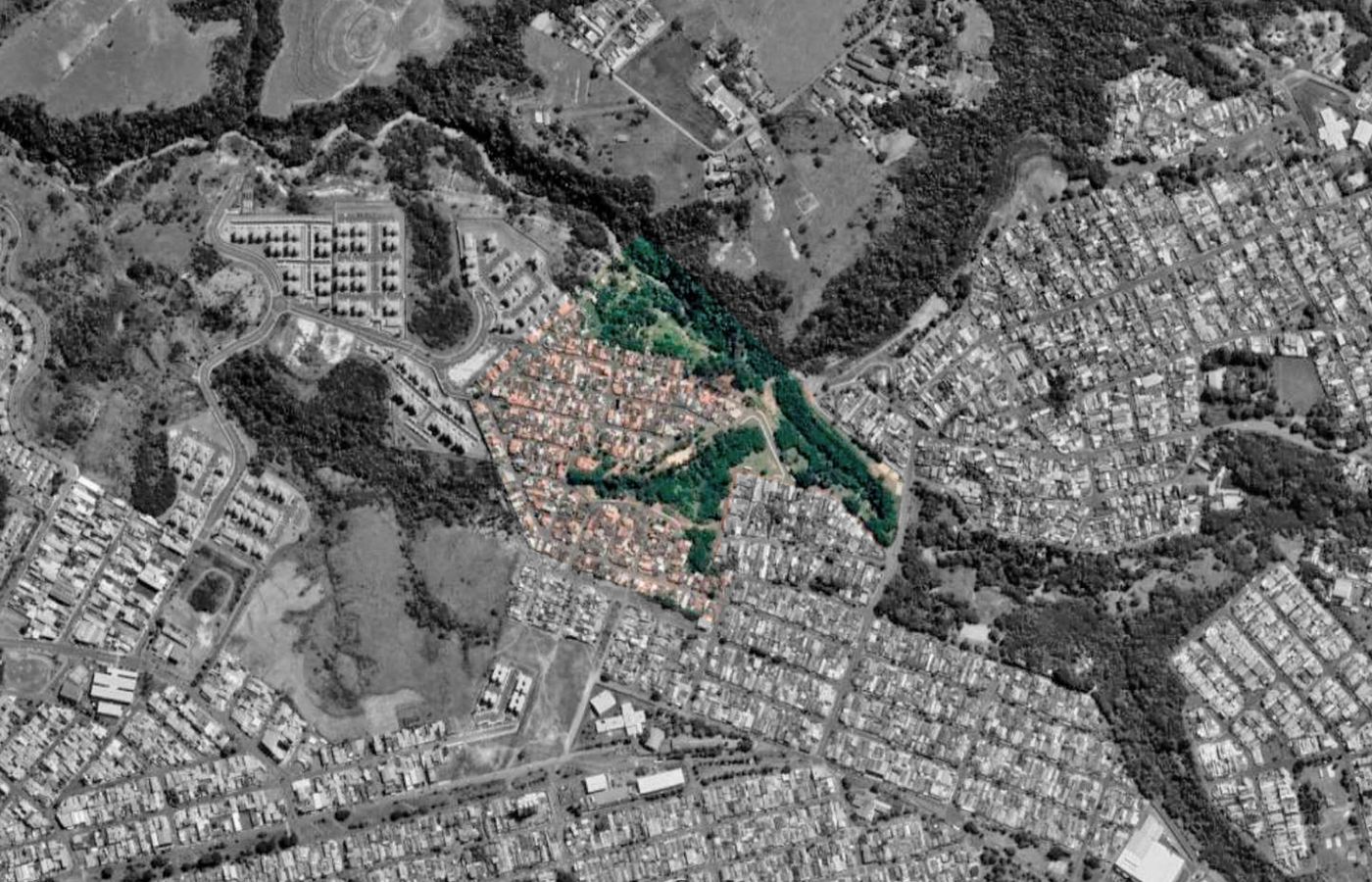 localização do loteamento