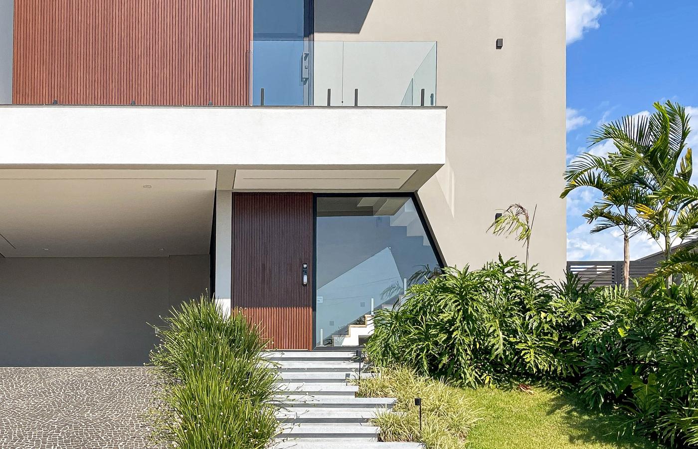 detalhe da entrada da casa