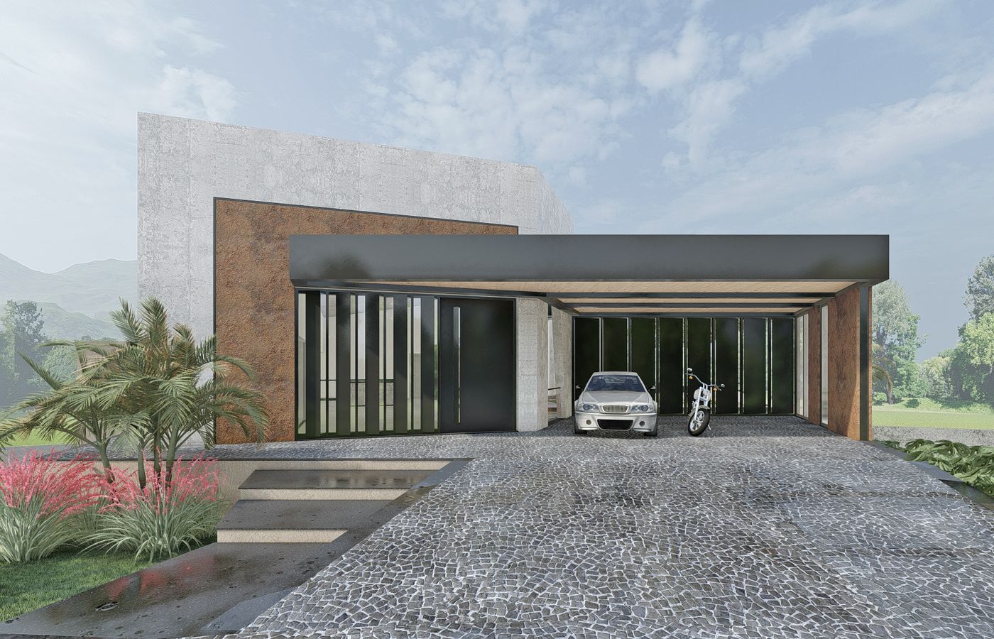 frente da casa