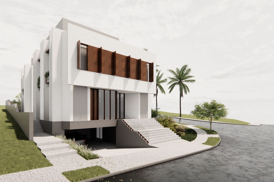 frente da casa