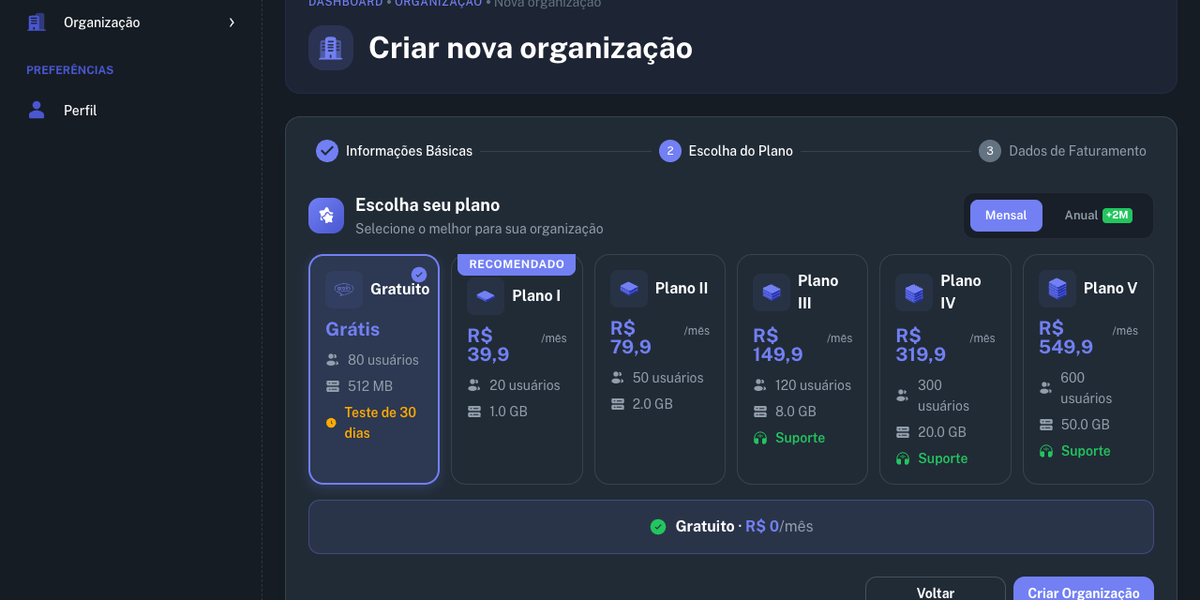 01. Como criar uma conta gratuita no Unity Center