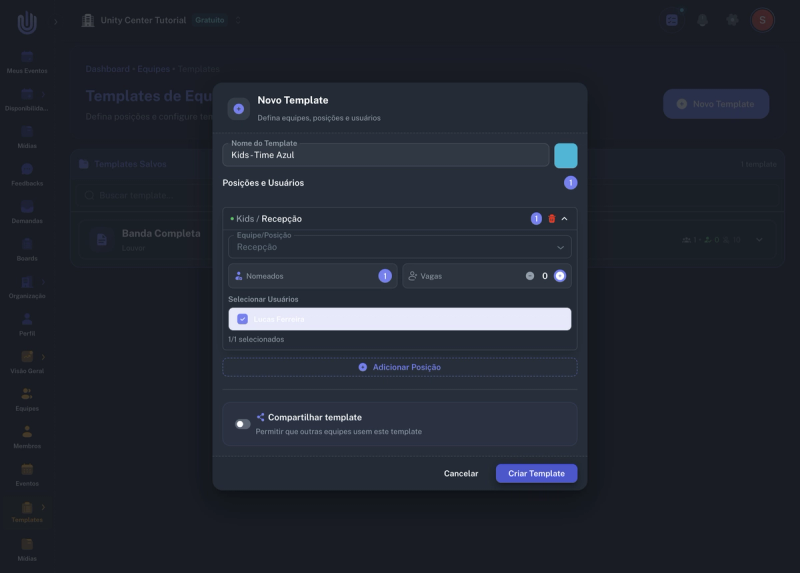 Membro Lucas Ferreira selecionado para posição Recepção