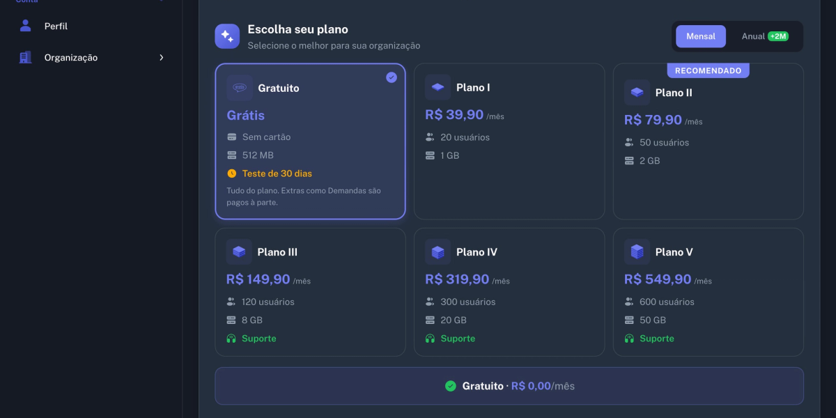 01. Como criar uma conta gratuita no Unity Center