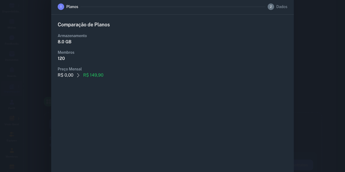 01c. Como fazer upgrade de plano no Unity Center