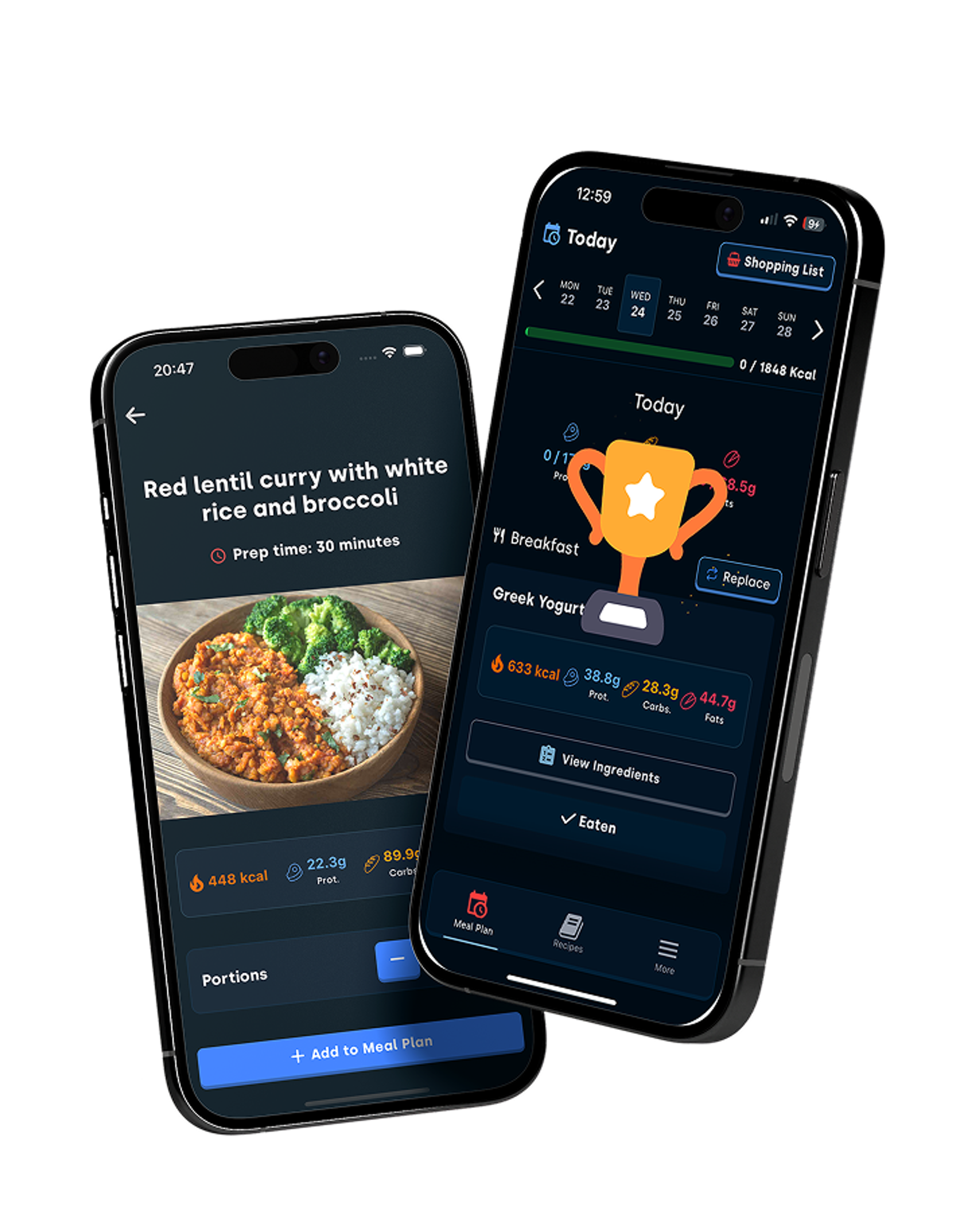 Meal Planning App Device Image