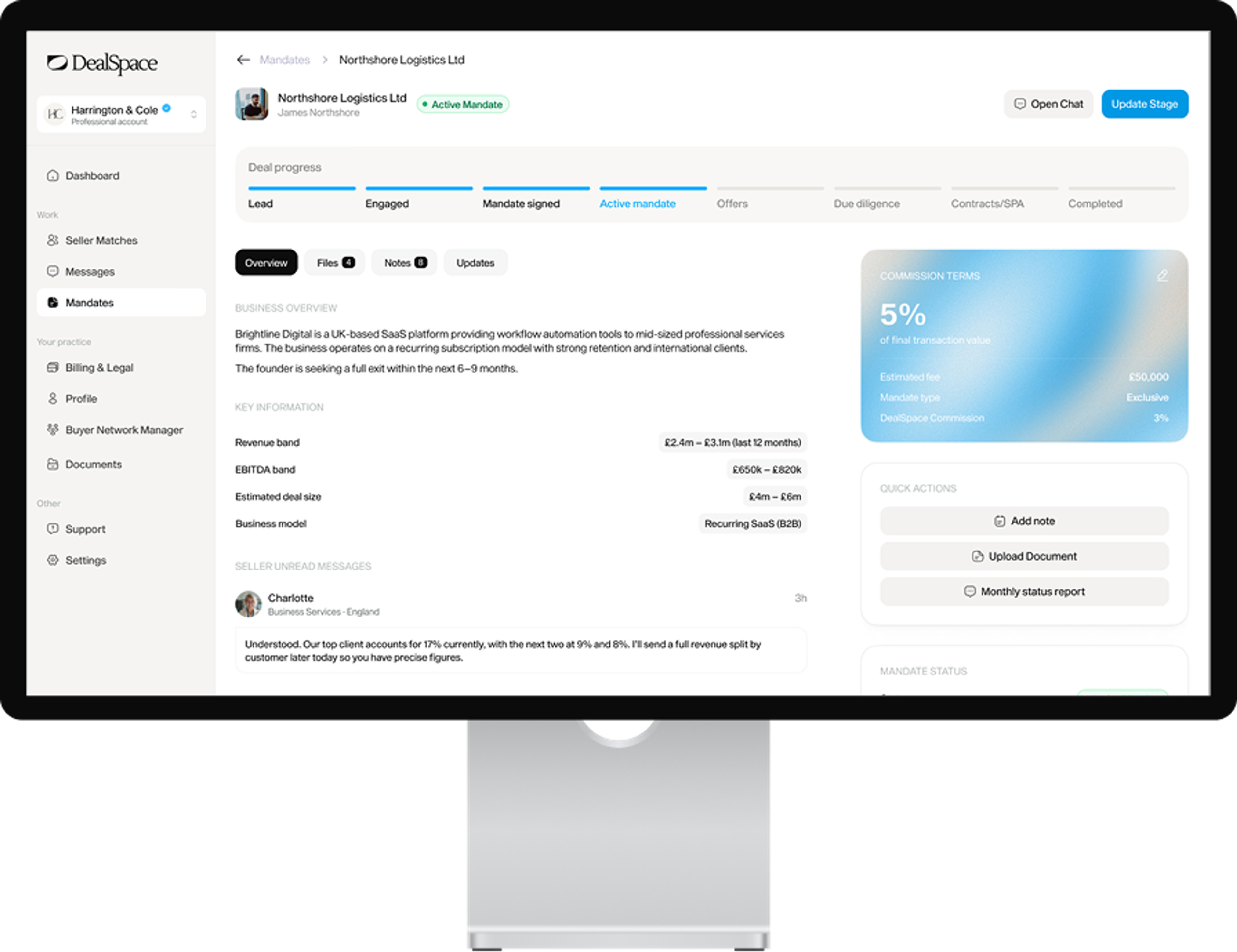 M&A Advisor Matching Platform Device Image