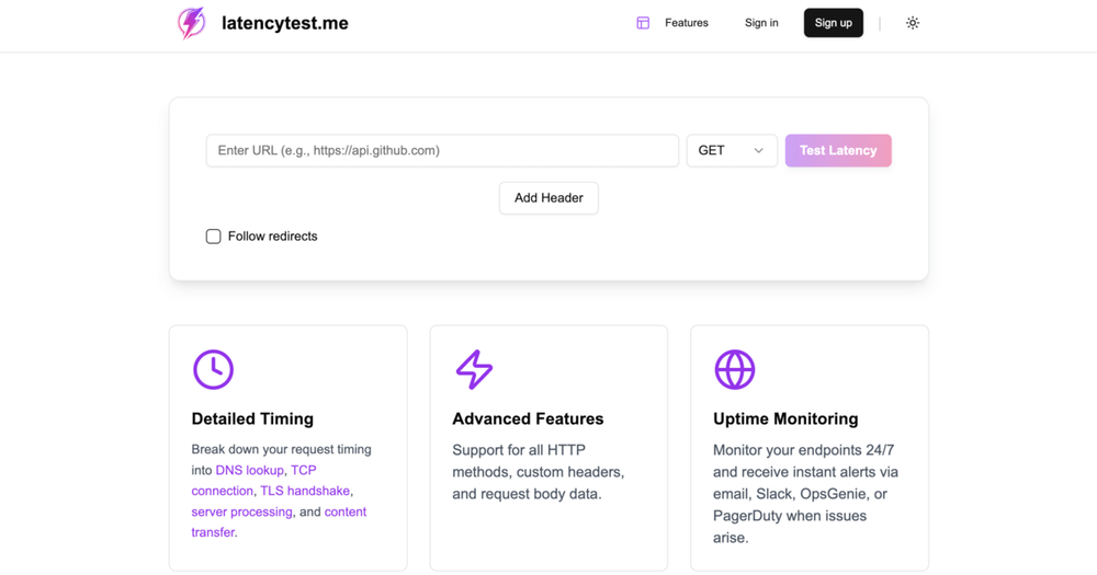 image of Latency Test