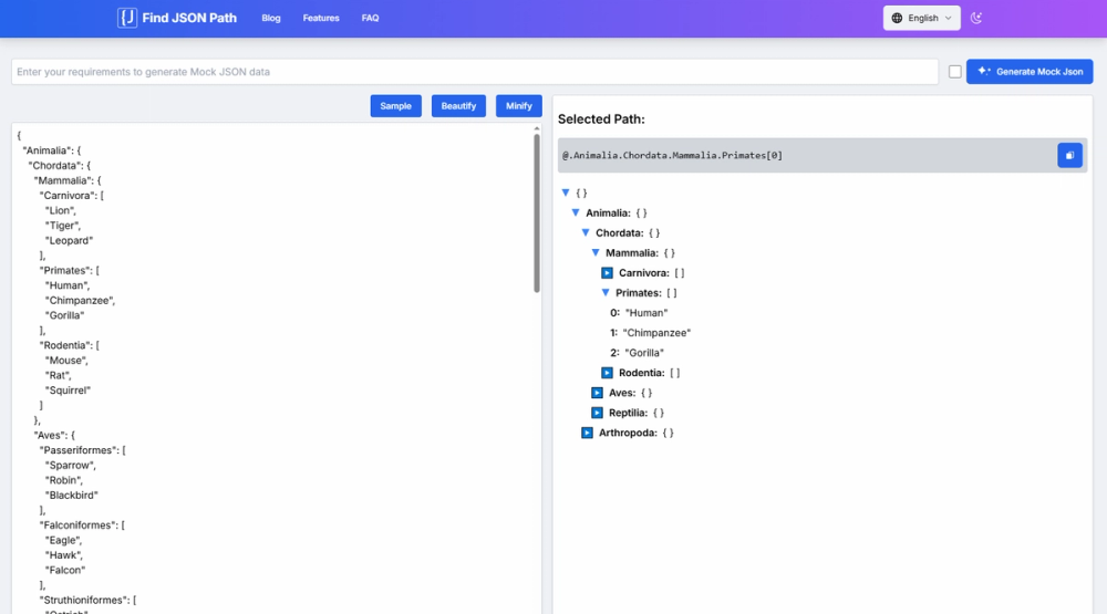 image of FindJSONPath