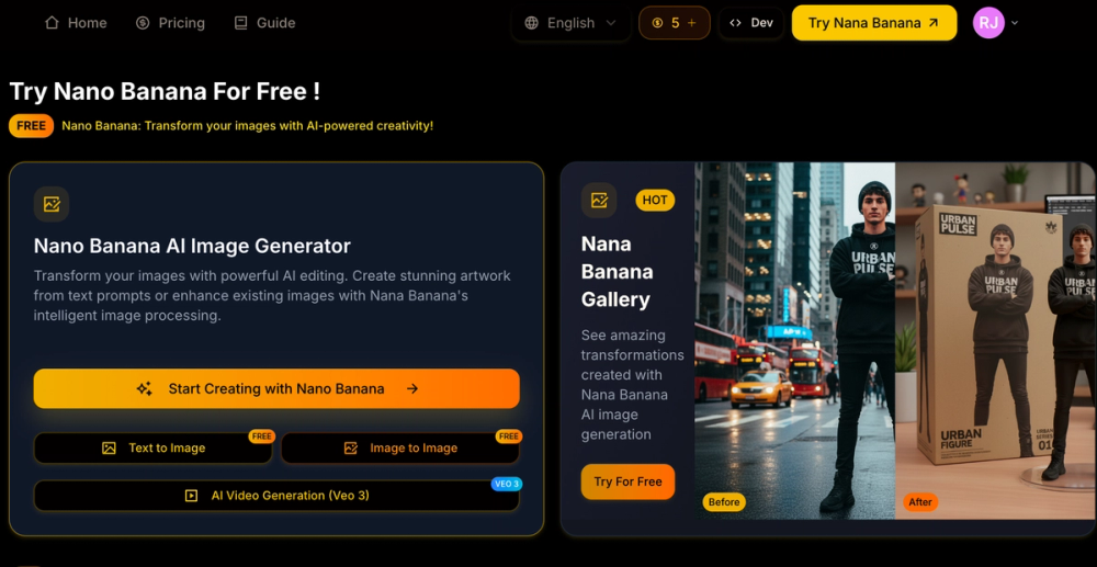 image of Nana Banana AI