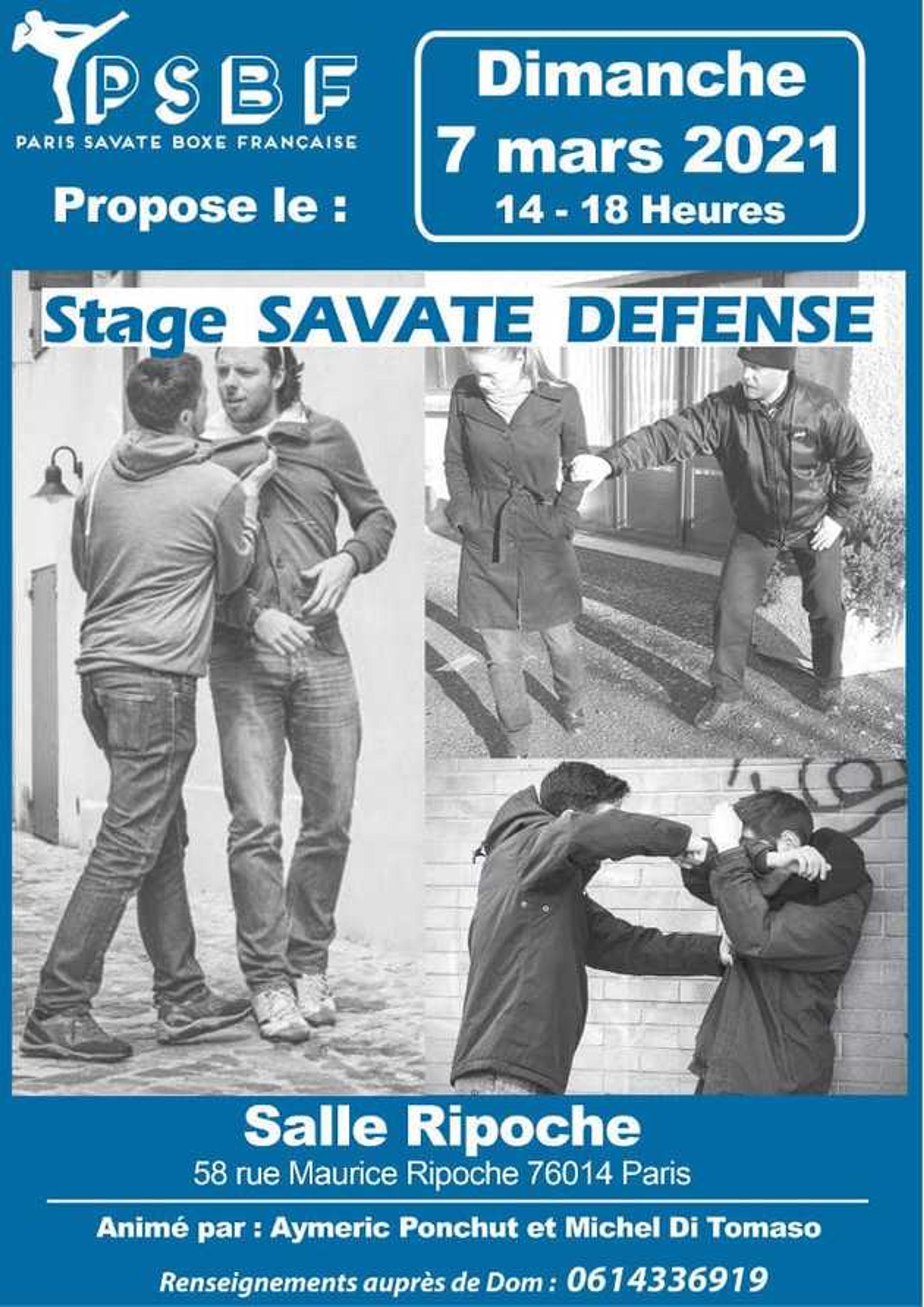 flyer stage savate defense