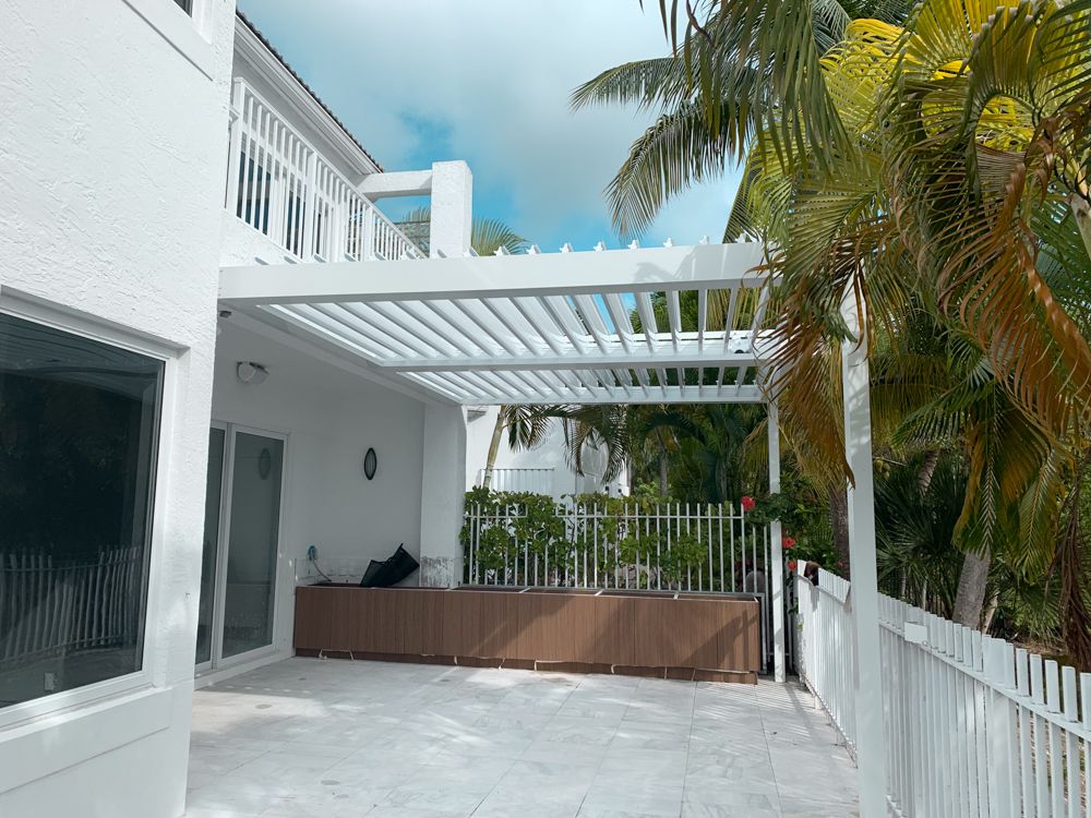 Louvered Roofs project — AB Aluminum & Screens