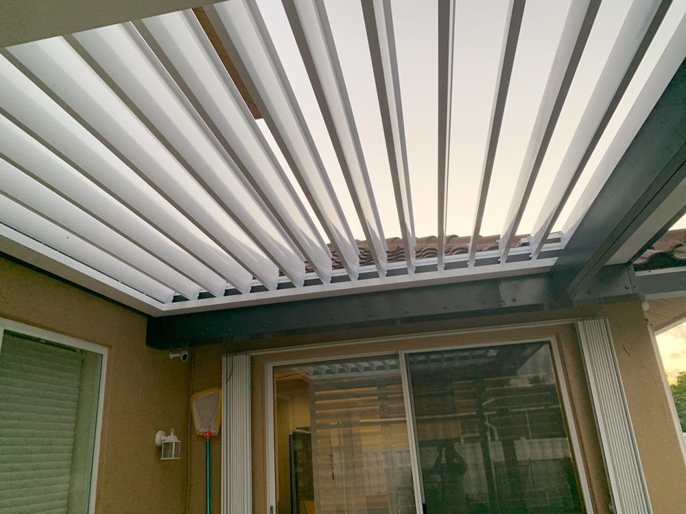Louvered Roofs project — AB Aluminum & Screens