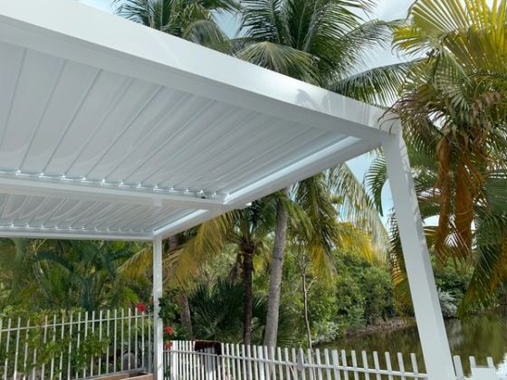Louvered Roofs project — AB Aluminum & Screens
