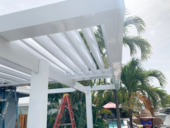 Louvered Roofs project — AB Aluminum & Screens