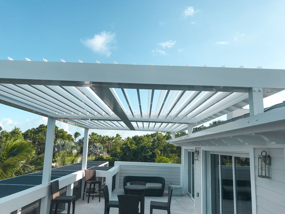 Louvered Roofs project — AB Aluminum & Screens