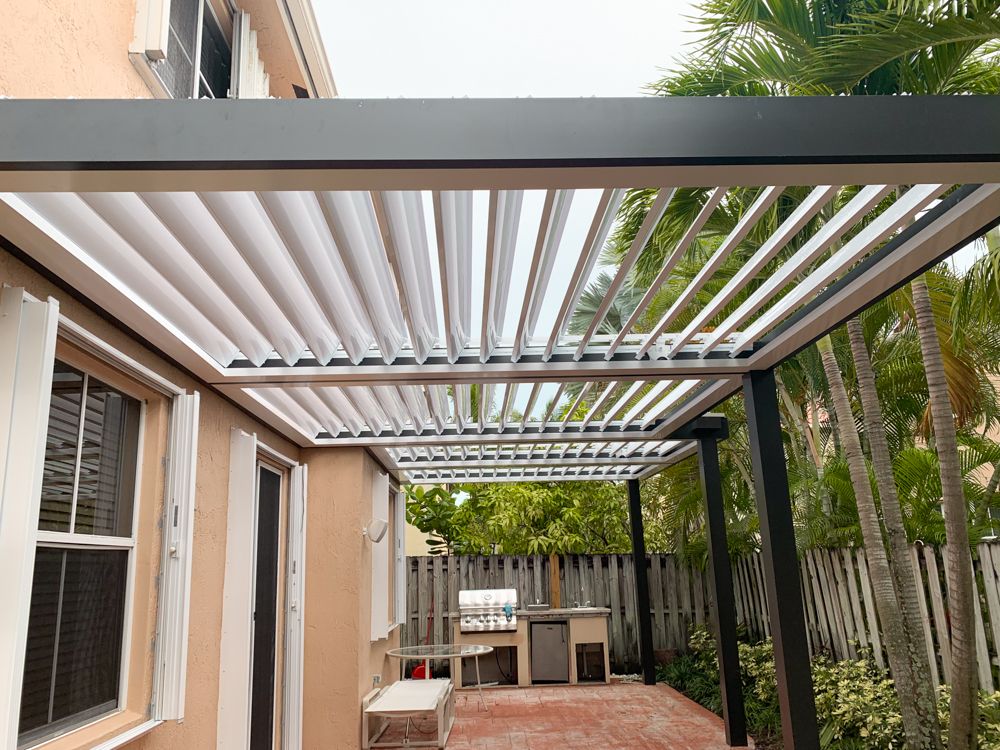 Louvered Roofs project — AB Aluminum & Screens