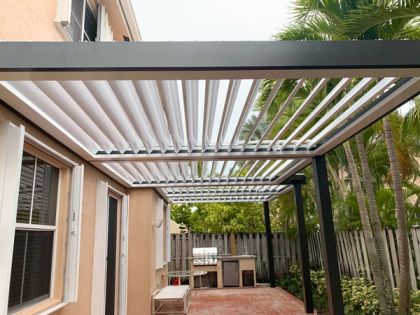 Louvered Roofs project — AB Aluminum & Screens