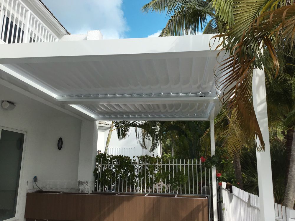 Louvered Roofs project — AB Aluminum & Screens