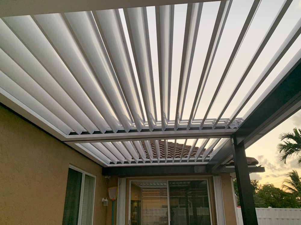 Louvered Roofs project — AB Aluminum & Screens