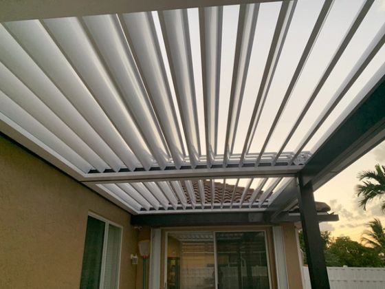 Louvered Roofs project — AB Aluminum & Screens