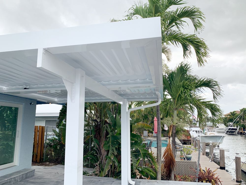 Louvered Roofs project — AB Aluminum & Screens