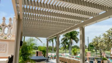 Aluminum pergola in Weston, Broward County — permit timelines in Miami-Dade and Broward