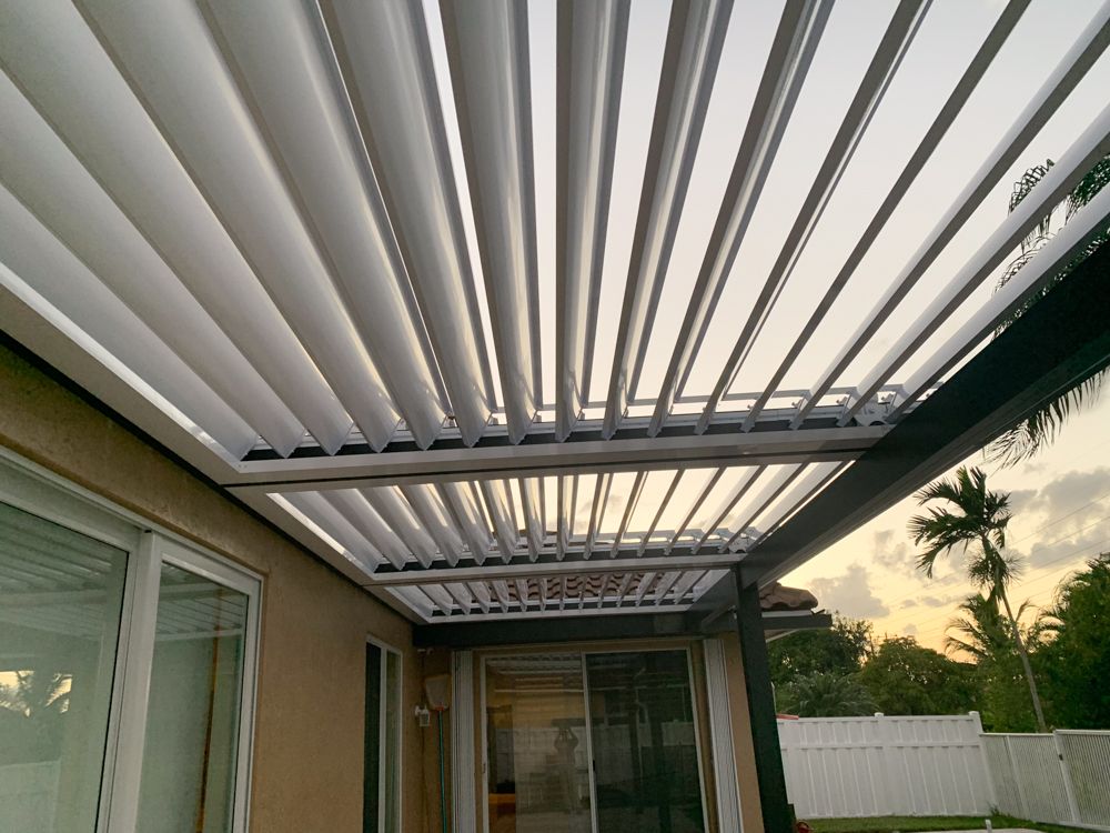 Louvered Roofs project — AB Aluminum & Screens